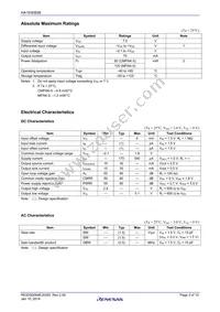 HA1630S08CMEL-E Datasheet Page 3