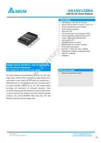 HA1SV12004PRFA Datasheet Cover