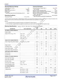 HA4201CBZ96 Datasheet Page 2