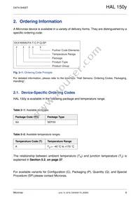 HAL1509SU-A Datasheet Page 6