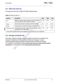 HAL1509SU-A Datasheet Page 17