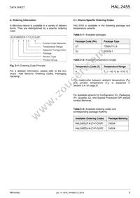 HAL2455DJ-A Datasheet Page 5