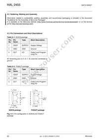 HAL2455DJ-A Datasheet Page 20