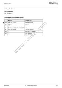 HAL2455DJ-A Datasheet Page 21