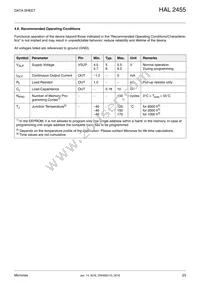 HAL2455DJ-A Datasheet Page 23