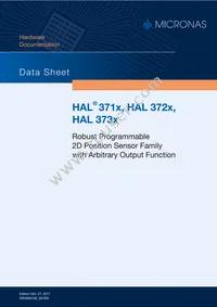 HAL3737UP-A Datasheet Cover