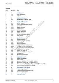 HAL3737UP-A Datasheet Page 3