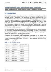 HAL3737UP-A Datasheet Page 4