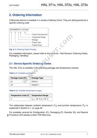 HAL3737UP-A Datasheet Page 7