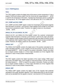 HAL3737UP-A Datasheet Page 11