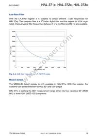 HAL3737UP-A Datasheet Page 18