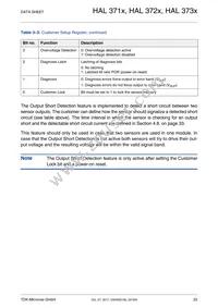 HAL3737UP-A Datasheet Page 22