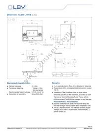 HAS 600-S Datasheet Page 3