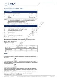 HASS 600-S Datasheet Page 2