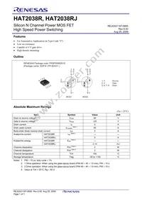 HAT2038R-EL-E Datasheet Page 3