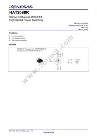 HAT2088R-EL-E Datasheet Page 3