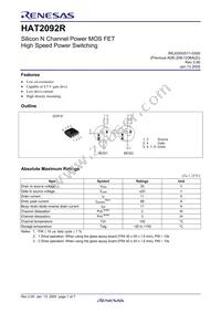 HAT2092R-EL-E Datasheet Page 3