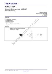 HAT2116H-EL-E Datasheet Page 3