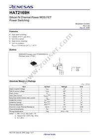 HAT2169H-EL-E Datasheet Page 3