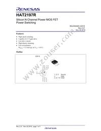 HAT2197R-EL-E Datasheet Cover