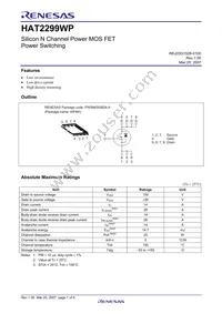 HAT2299WP-EL-E Datasheet Page 3