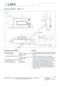 HAX 2500-S Datasheet Page 3