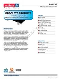 HB01U05S05YC Datasheet Cover