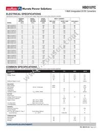 HB01U05S05YC Datasheet Page 2