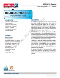 HB01U05S05ZC Datasheet Cover