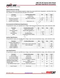 HBC25ZH-T Datasheet Page 2