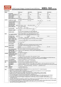 HBG-160-24B Datasheet Page 2