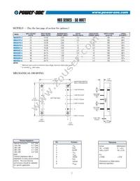HBS050ZE-A Datasheet Page 2