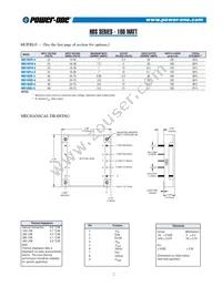 HBS100YG-A Datasheet Page 2