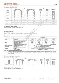 HC2K-DC12V-F Datasheet Page 9