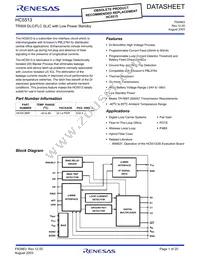 HC5513BIM Datasheet Cover