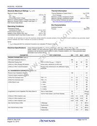 HC55183ECMZ96 Datasheet Page 4