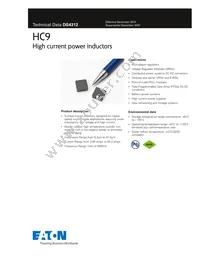 HC9-R20-R Datasheet Cover