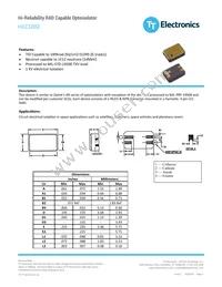 HCC1002 Datasheet Cover