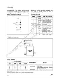 HCF40103BEY Datasheet Page 2