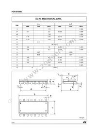 HCF40109M013TR Datasheet Page 8