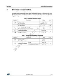 HCF4010M013TR Datasheet Page 5