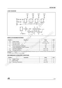 HCF4015M013TR Datasheet Page 3