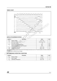 HCF4017M013TR Datasheet Page 3