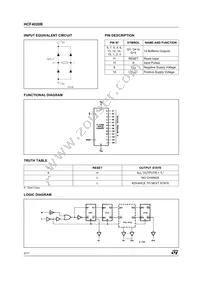 HCF4020M013TR Datasheet Page 2