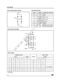 HCF4027M013TR Datasheet Page 2