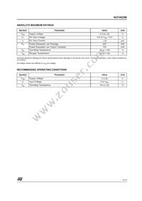 HCF4029M013TR Datasheet Page 5