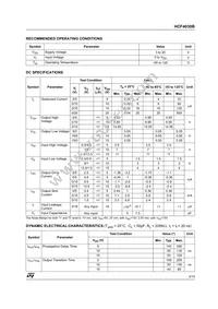 HCF4030BEY Datasheet Page 3