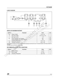 HCF4040M013TR Datasheet Page 3