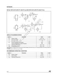 HCF4047M013TR Datasheet Page 4