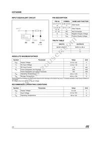 HCF4050M013TR Datasheet Page 2